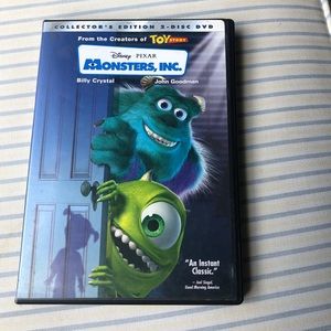 Disneys Pixar Monsters Inc DVD